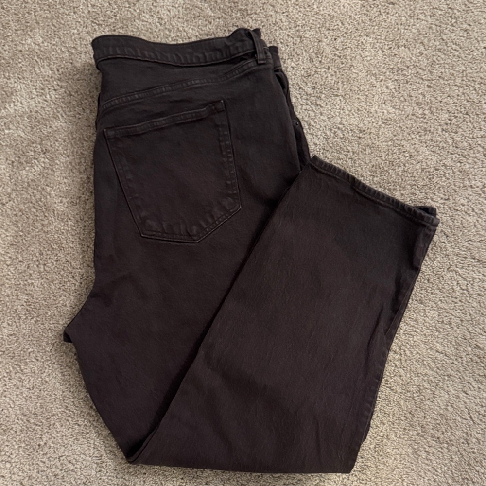 Abercrombie and Fitch 90s Straight Ultra High Rise Brown denim Jeans - 22